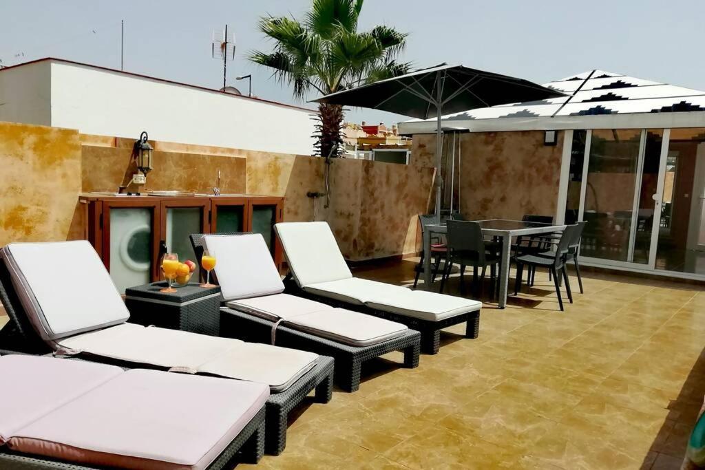 Semi-Detached Villa Sea Views, Huge Terrace, Close Beach Palm-mar Exterior foto